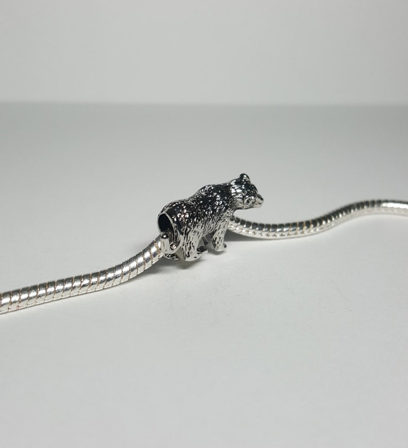 Silver Honey Badger Charm for European Bracelets Etsy