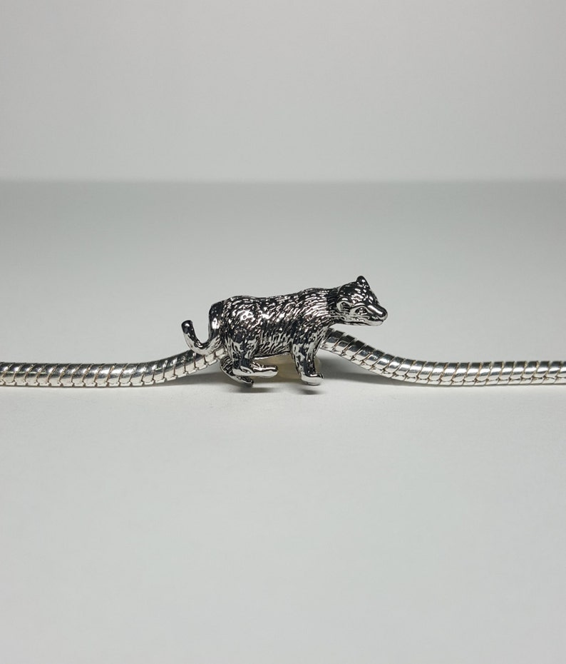 Silver Honey Badger Charm for European Bracelets Etsy