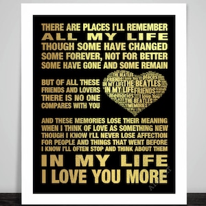 Robbie Williams Love My Life Music Love Song Lyrics Wall Art Etsy Uk