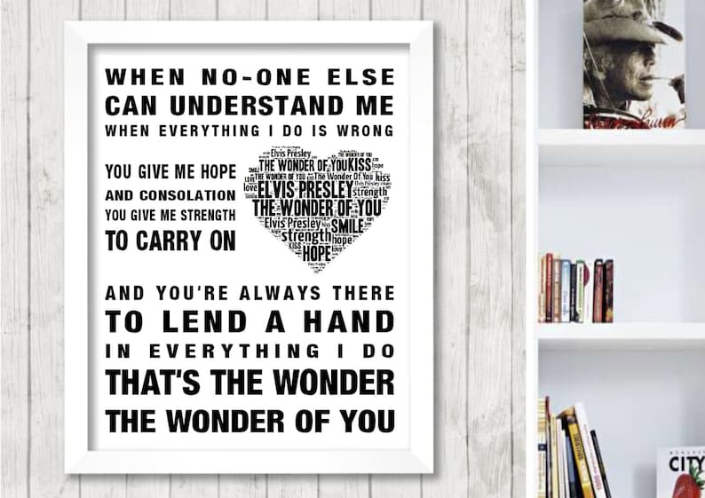 If You/'re Not The One Grey Heart Song Lyric Quote Print