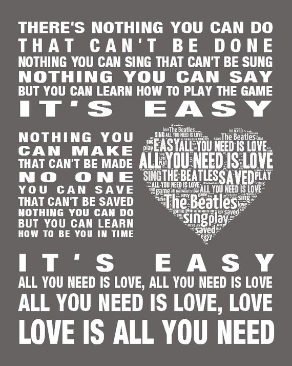 The Beatles – All You Need Is Love Lyrics