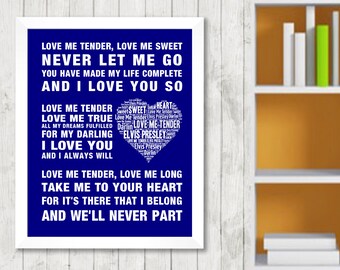 Love Me Tender Etsy Love Me Tender Etsy