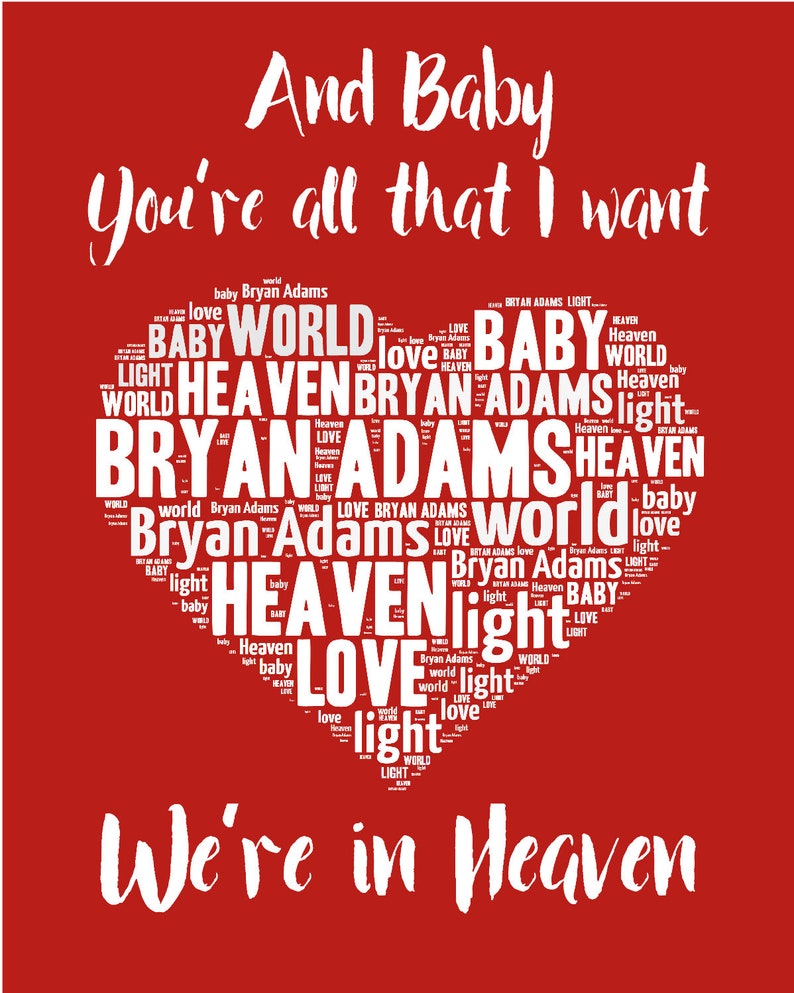 heaven by bryan adams lyrics heaven by bryan adams lyrics