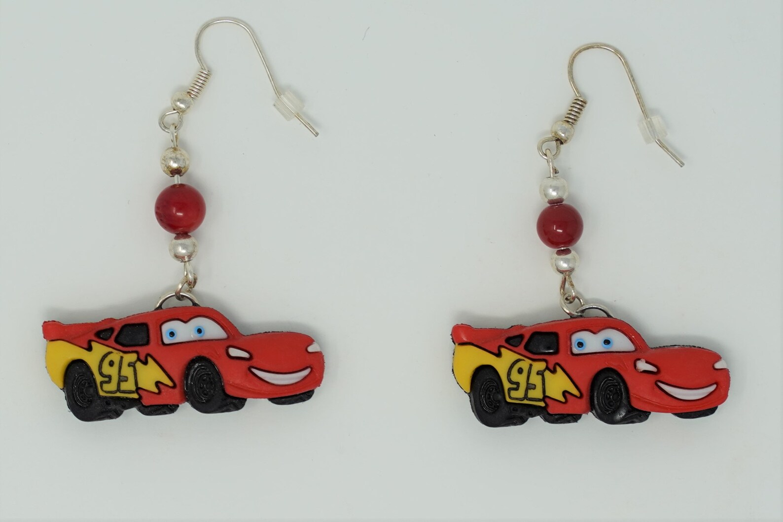 Cars Lightning Mcqueen Earrings Etsy