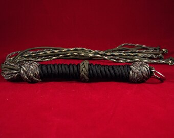 Black and Camouflage Paracord Flogger