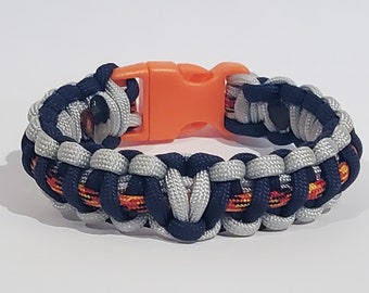 Pulsera de paracord inspirada en el héroe de la llama de MHA