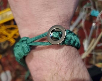 Pulsera de paracord inspirada en Yellowstone con cierre de botón, YourSize