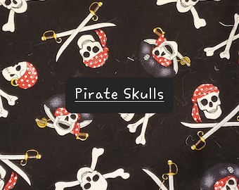Bolsa para dados en miniatura con forma de auricular, calaveras piratas