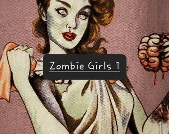 Bolsa de dados mini/auriculares, Zombie Girls