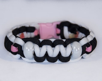 Pulsera de paracord con cuentas de Gravity Hero inspirada en MHA