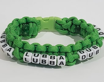 Pulsera de paracord con cuentas inspirada en un científico perturbado, YourSize