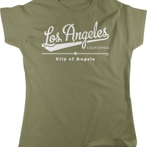 Los Angeles California, City of Angels Women&#39;s T-shirt, NOFO_00872
