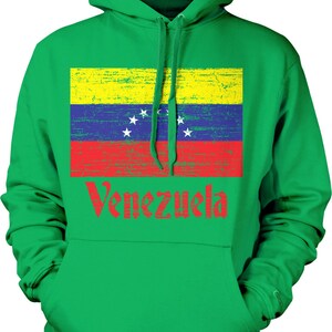 Flag of Venezuela, Venezuelan Pride Flag Hooded Sweatshirt, NOFO_00026