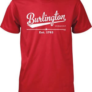 Burlington, Vermont, Est. 1763 Men's T-shirt, NOFO_01195