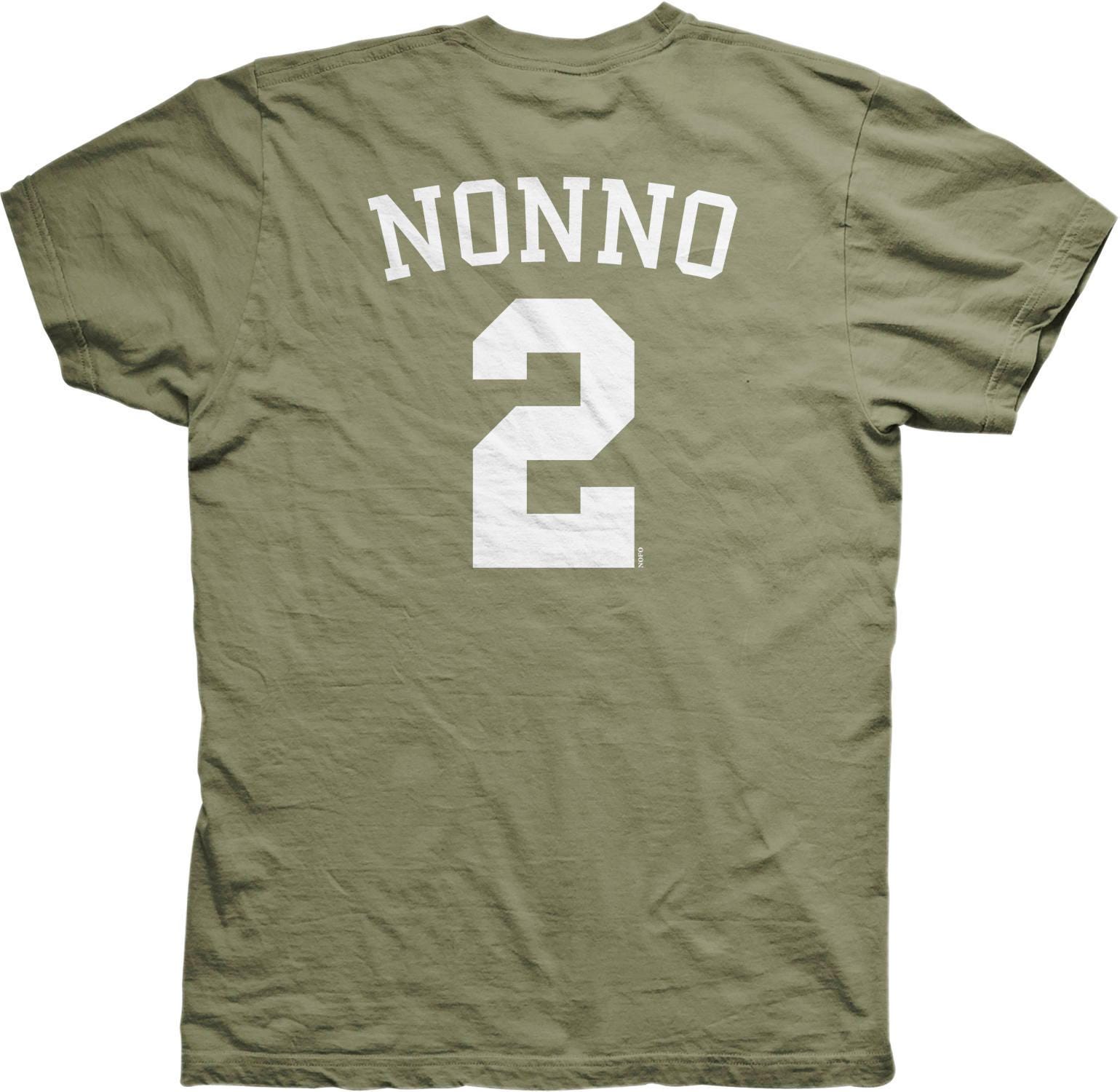 Back Print, NONNO 2, Jersey Number Design, Italian Grandfather