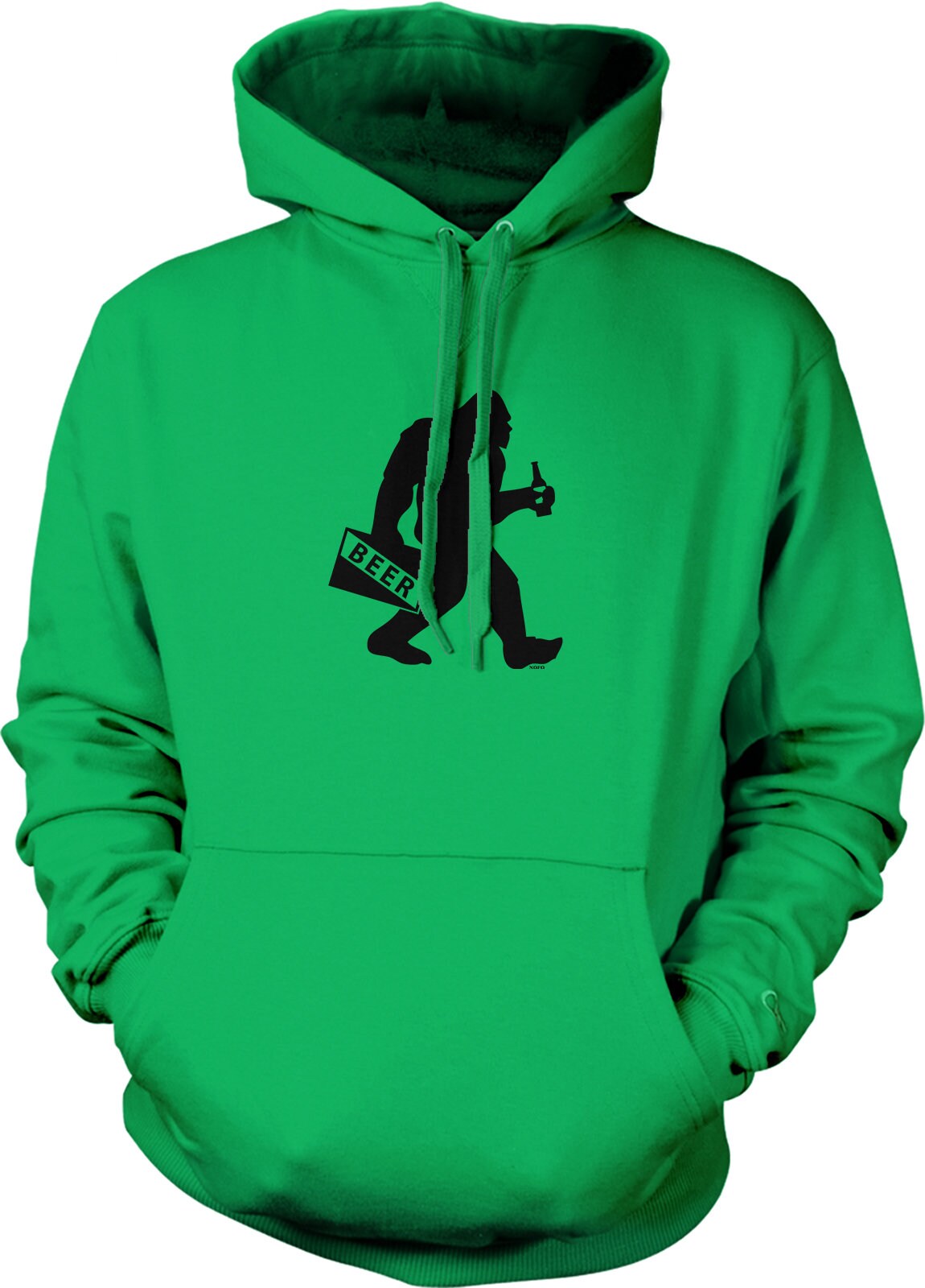 Bigfoot Carrying Beer Hooded Sweatshirt NOFO_01518 Etsy