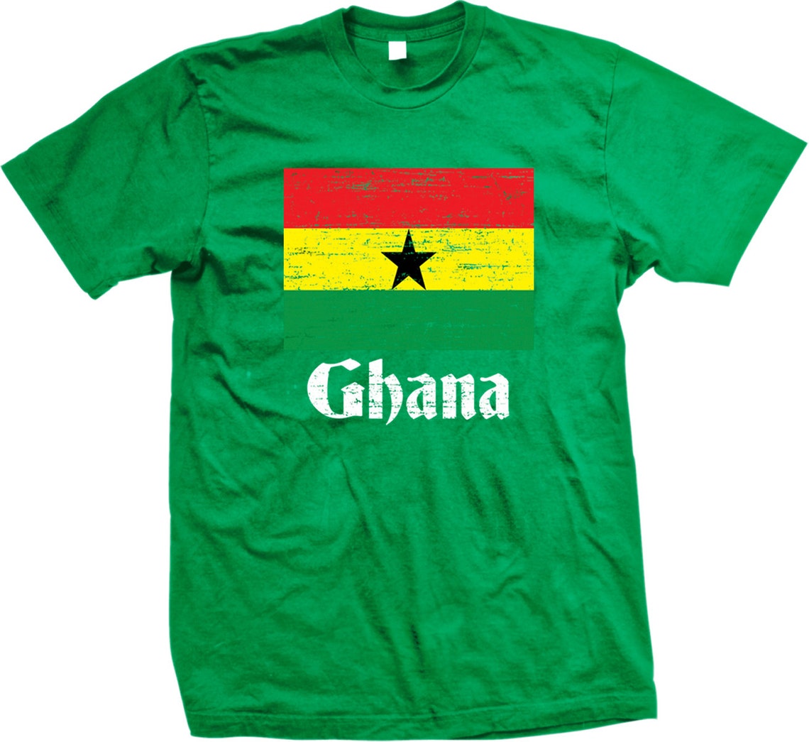 Flag of Ghana Ghanaian Flag Ghana Pride Men's T-shirt - Etsy