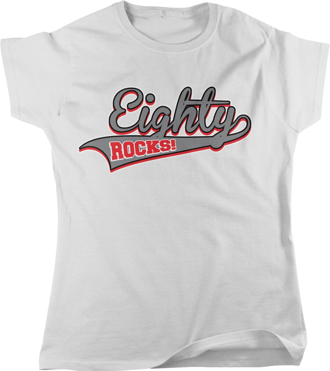 Eighty Rocks, 80 Rocks, Happy 80th, Happy Birthday, 80th Pride Women's ...