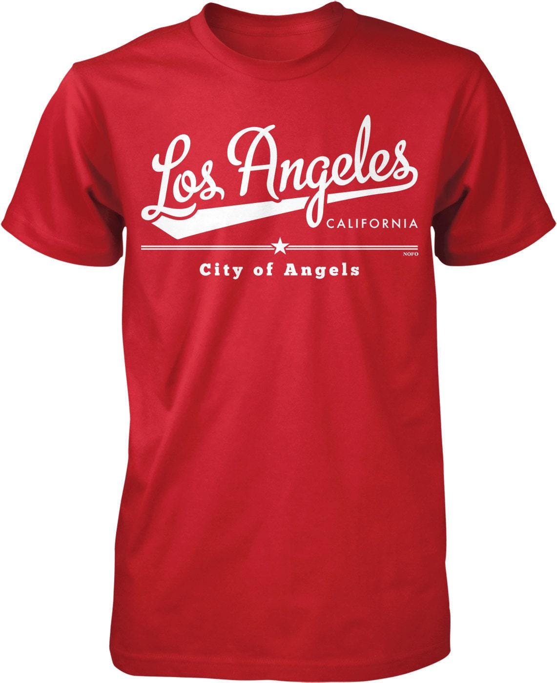 Los Angeles California, City of Angels Men's T-shirt, NOFO_00872
