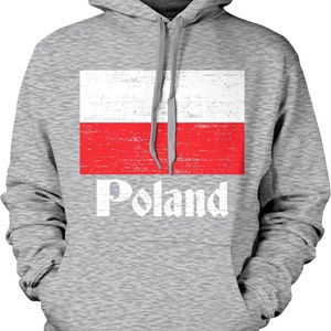 Flag of Poland, Polish Flag, Polska Pride Hooded Sweatshirt, NOFO_00056