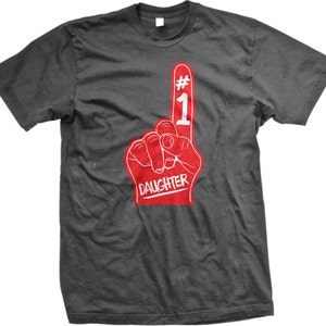 Number 1 Daughter, Number One Daughter, Foam Finger Men&#39;s T-shirt, NOFO_00125