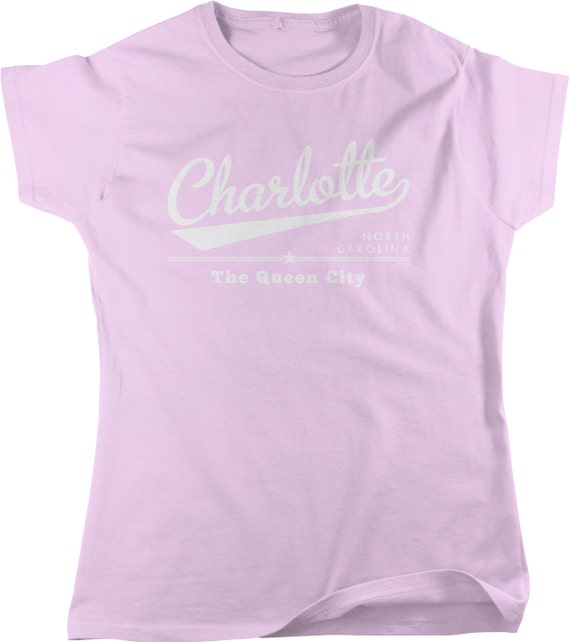 Remo apoyo Fraseología Charlotte Carolina del Norte camiseta femenina de La Ciudad - Etsy México