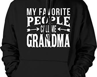 Cozy Grandma Hoodie: Soft Warm Sweatshirt with Pouch Pocket, NOFO_02177