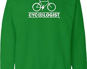 Sudadera Cycologist de algodón y poliéster, cuello redondo informal (S-XXL), NOFO_01751