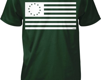 トップス KAPITAL BETSY ROSS FLAG HIPPIE L/S TEE 13 Colonies American Flag - Betsy Ross USA 1776 Unisex Long