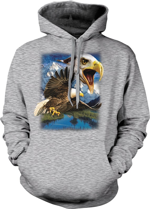USA Eagle Mountain Bald Eagle Juniors T-shirt NOFO_00302