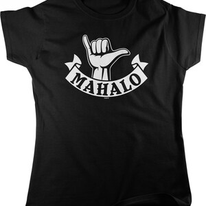 Mahalo, Pinky and Thumb Shake Women&#39;s T-shirt, NOFO_02240