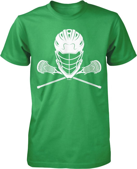 Lacrosse Helmet And Sticks T-Shirt Lacrosse Helmet And Sticks T-Shirt