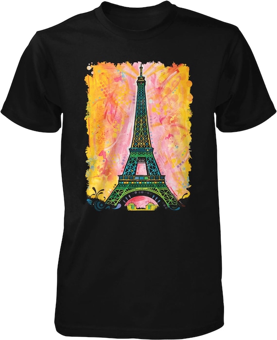 Paris Eiffel Tower T-Shirt, Graphic Cotton, NOFO_00264