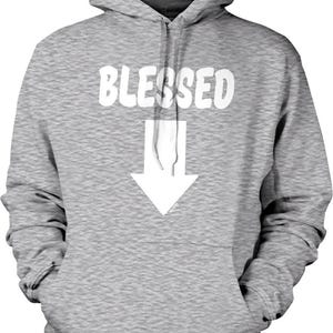 Blessed Hooded Sweatshirt - Comfortable Cotton Blend, NOFO_00639