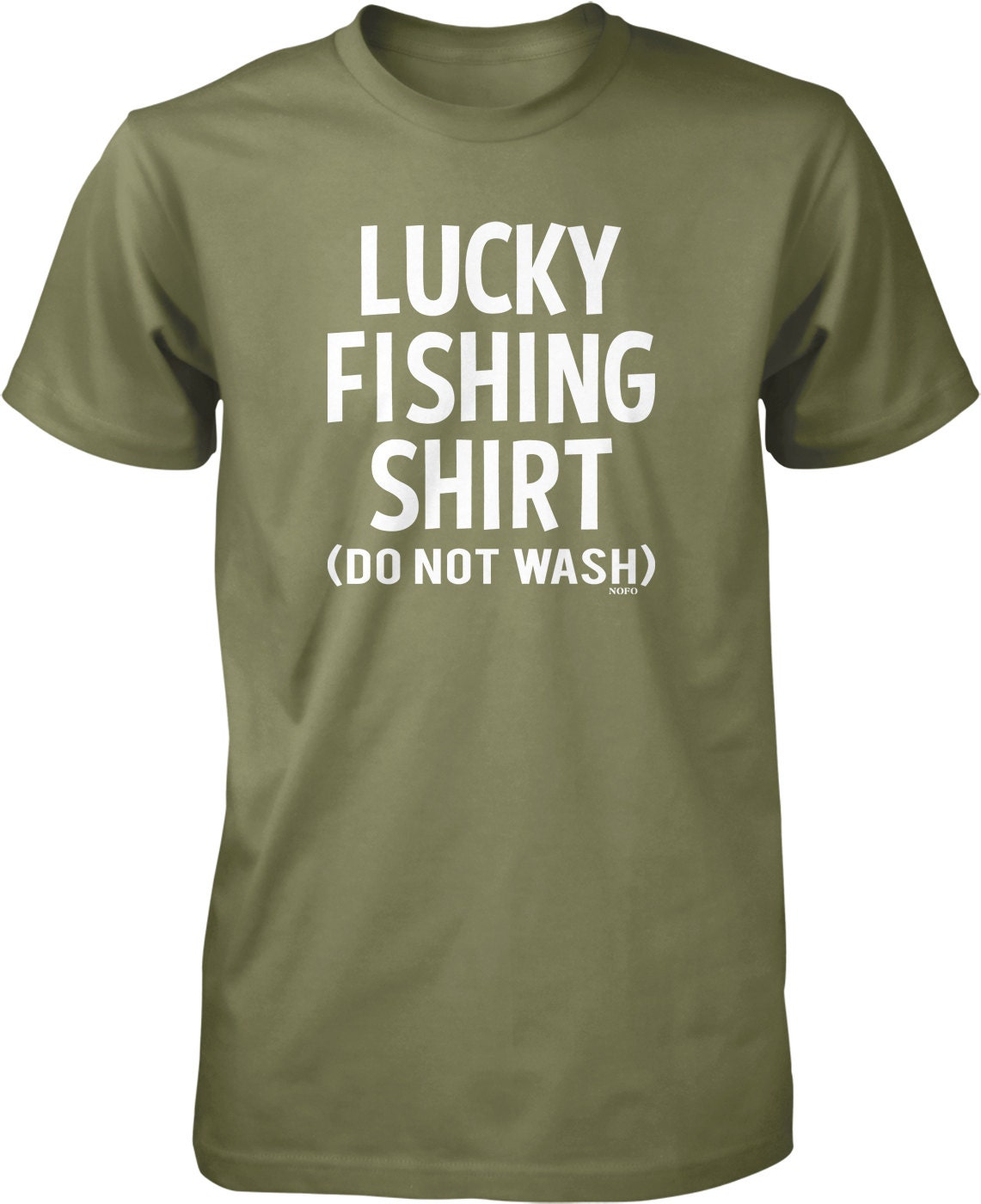 Lucky Fishing Shirt do Not Wash Men's T-shirt, NOFO_00638 