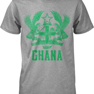 Ghana, Coat of Arms, Freedom and Justice, Osu Castle Men&#39;s T-shirt, NOFO_00223