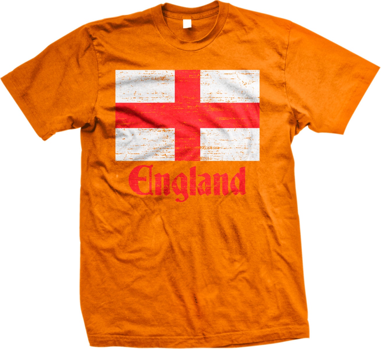 イングランド国旗 Tシャツ Flag of England, St George's Cross, English Men's T-shirt