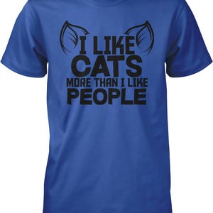 I like cats more than I like people