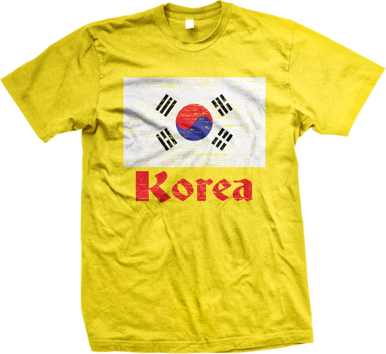 Flag of Korea Korean Flag Korean Jabusim Men's Tshirt Etsy
