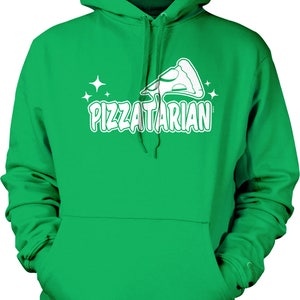 Pizzatarian, I Love Pizza Hooded Sweatshirt, NOFO_01167