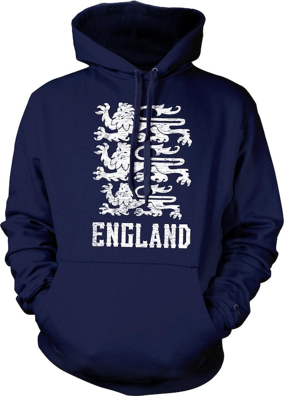 England Royal Arms Hoodie, Three Lions Design, NOFO_00238