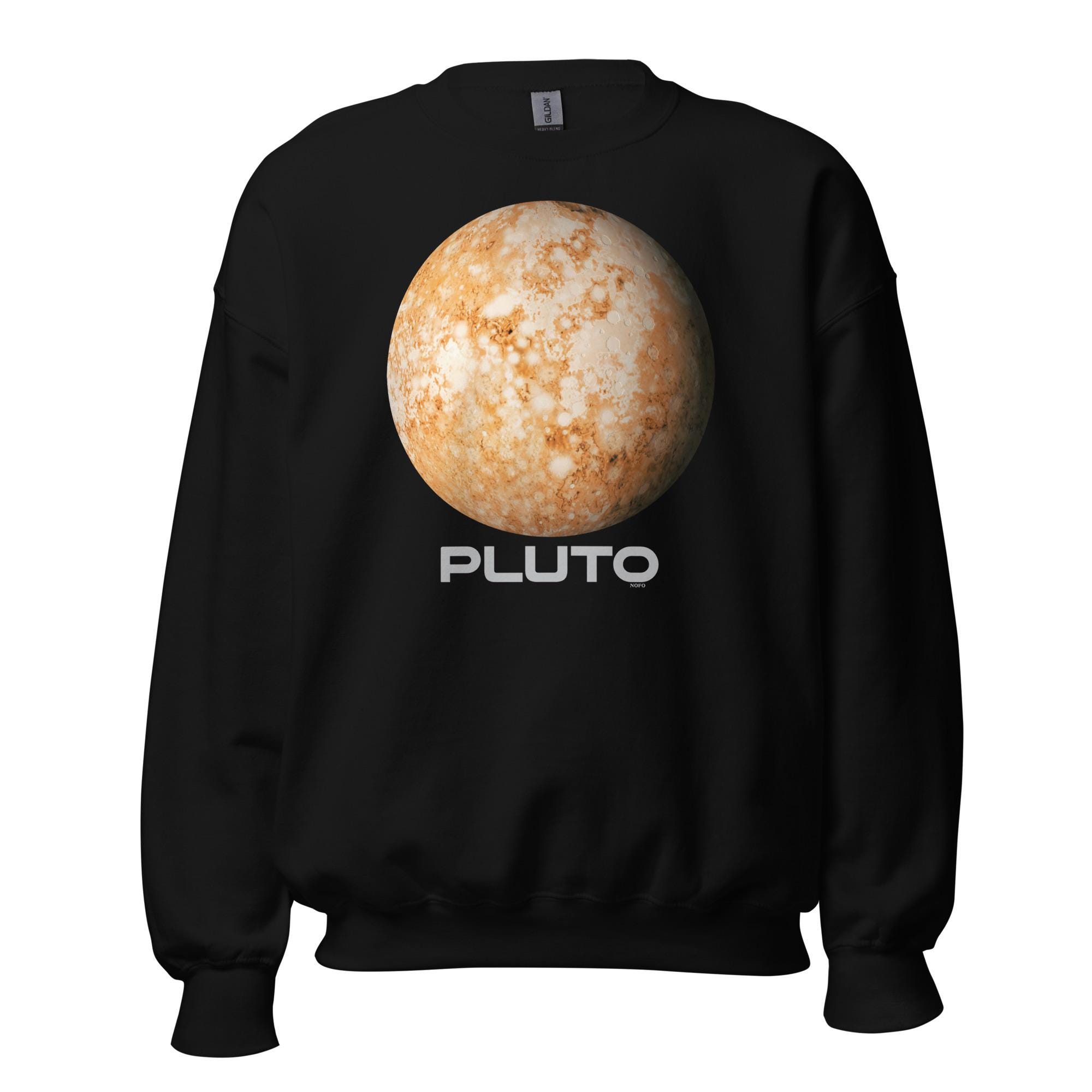Planet Pluto Unisex Sweatshirt, Soft Cotton Blend (classic Fit) - Etsy