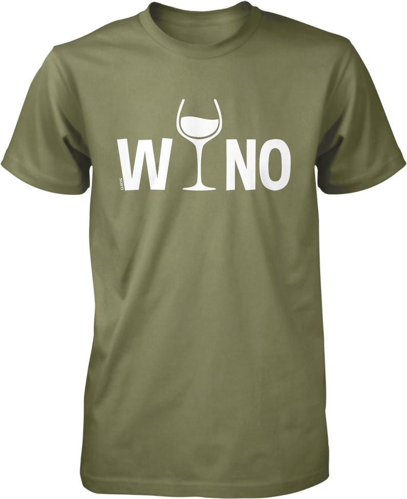 A green t-shirt with the word "WO" printed on it in white letters.
