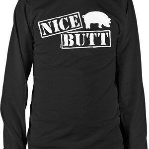 Nice Butt Men&#39;s Long Sleeve Shirt, NOFO_02535