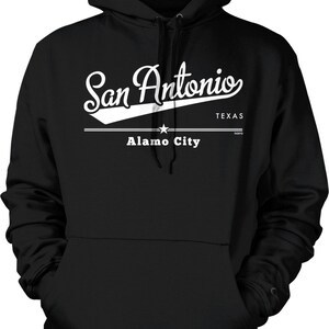 San Antonio, Texas, Alamo City Hooded Sweatshirt, NOFO_00881
