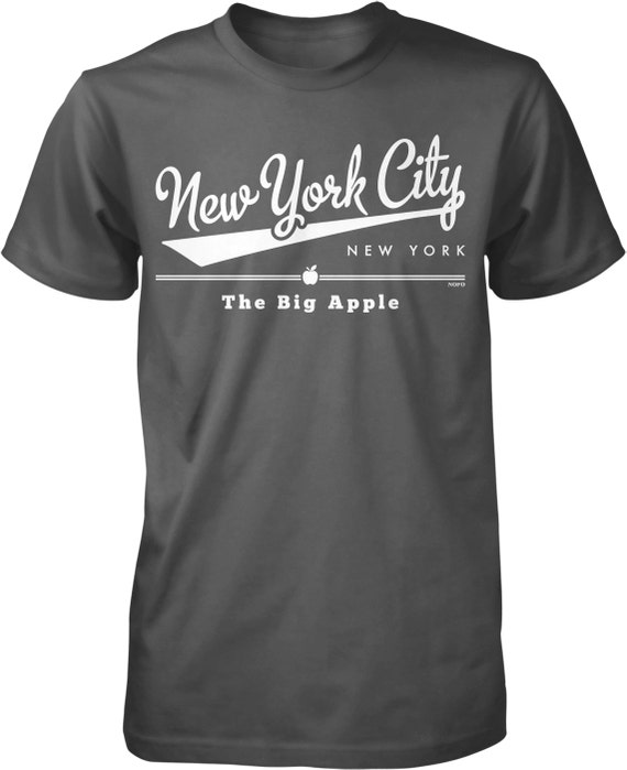 都内で New York City, New York, the Big Apple Men's T-shirt 半袖Tシャツ