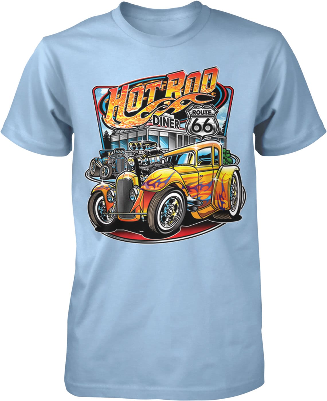 Hot Rod Diner Men's T-shirt, NOFO_00931