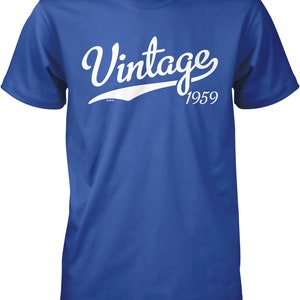 Vintage 1959 Men's T-shirt, NOFO_01645 - Etsy