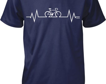 Cycling Heartbeat, Love Biking Men&#39;s T-shirt, NOFO_00609