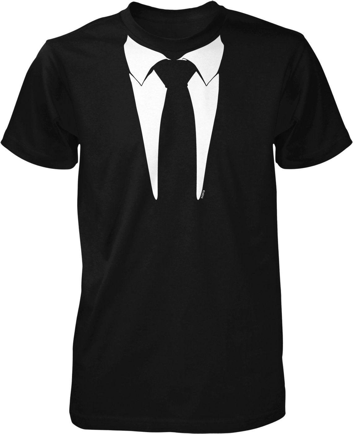 fake black tie